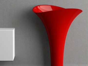 FLOWER EVOLUTION - Freestanding Vetro Freddo® washbasin by Glass Design - view 2